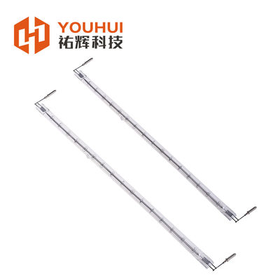SHC100469 Lampada alogeno IR singola per tubo di riscaldamento a onde corte a quarzo chiaro