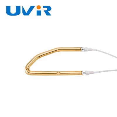 Prezzo buono Tubo di riscaldamento ad infrarossi 3D a onde corte 1380W 230V rivestito d'oro in linea