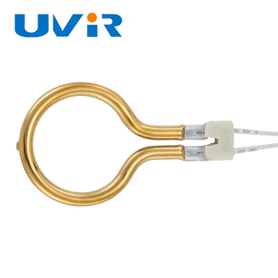 Prezzo buono Lampade a infrarossi ad anello al quarzo, diametro 8-14 mm, 100-7600 W, riflettore dorato in linea