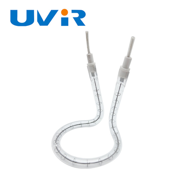 Prezzo buono 90 gradi anello trasparente lampade a infrarossi alto piede radiatore di riscaldamento a infrarossi circolare in linea