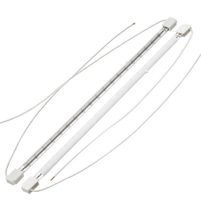 Prezzo buono 2500W 400V tubo di riscaldamento a infrarossi a riflettore bianco per macchine a soffiatura in linea