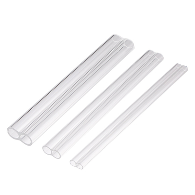 Prezzo buono Tubo di quarzo trasparente per lampade a infrarossi a doppio tubo da 8 a 33 mm in linea