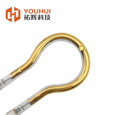 Prezzo buono 55-575V 8-14mm Tube Diameter Ring Infrared Lamps with 1-Year Warranty Short Wave Heat Lamp Tube in linea