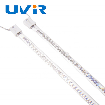 Prezzo buono Lampada riscaldante alogena IR da 1500W 220V con tubo al quarzo e base SK15 in linea