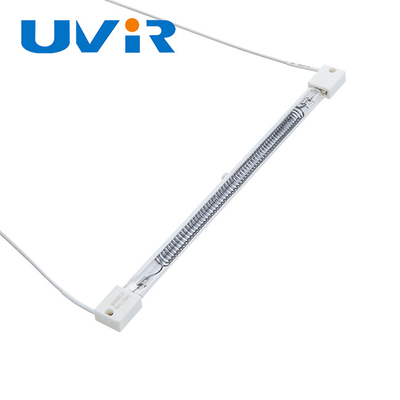 Buon prezzo lampada di riscaldamento infrarossa della fibra del carbonio 450W, elemento riscaldante di vetro della metropolitana del quarzo in linea