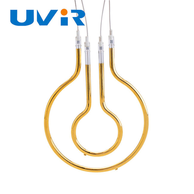 Prezzo buono 230V 1500W oro riflettore anello lampada a infrarossi 80mm in linea