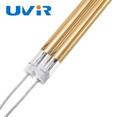 Prezzo buono Lampada di riscaldamento a infrarossi a doppia ondata di 2500 W per rivestimento in linea