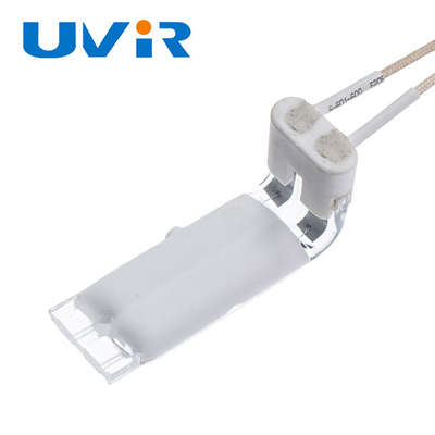 Prezzo buono Elemento riscaldante a infrarossi al quarzo con rivestimento bianco UVIR 3D L-Type 1100W 115V in linea