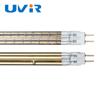 Buon prezzo Lunghezza di riscaldamento infrarossa media della lampada 1060mm di Wave del rivestimento dell'oro in linea