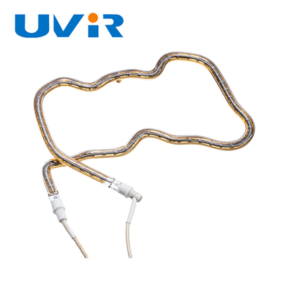 Prezzo buono Lampada riscaldante a infrarossi alogena al quarzo con rivestimento in oro personalizzato 150-6000W in linea