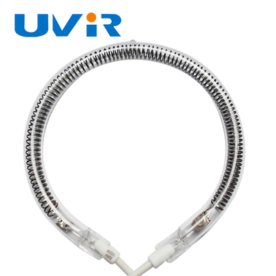Ring Tube Infrared Heater Lamp, lampada infrarossa media di Wave della fibra del carbonio
