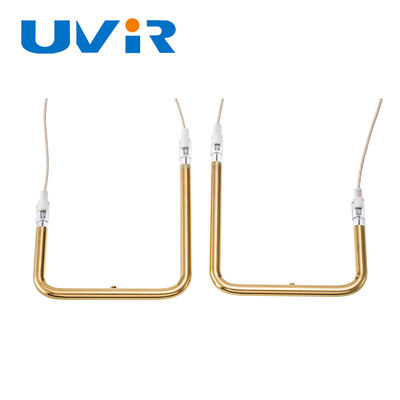 230V 910W Elemento Riscaldante a Infrarossi Oro Tubo Quarzo