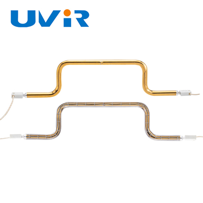 Alogeno Heater Lamp Heating Element Tube 370W del quarzo per il filamento di tungsteno di IR