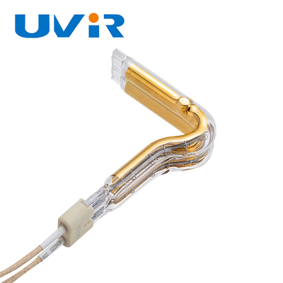 La L modella la lampada di Heater Tube Heat Resistant Quartz dell'alogeno dell'oro per l'industriale
