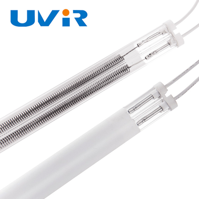Prezzo buono 4000W Twin Tube Medium Wave Lampada a infrarossi Rivestimento bianco 400V in linea
