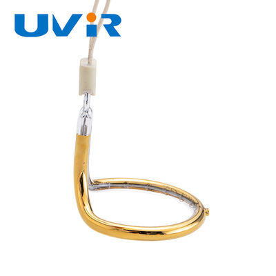 Good price Accessori di riscaldamento della metropolitana infrarossa di Heater Lamp Gold Coating Single della circolare del quarzo in linea