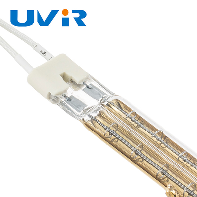 Prezzo buono Lampada infrarossa a onde corte a doppio tubo rivestita d'oro 3500W in linea