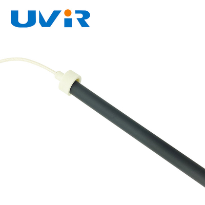 Lampada alogena a tubo nero al quarzo con lampada a infrarossi a tubo singolo per riscaldamento industriale