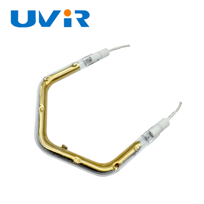Good price Tubo a singolo elemento di riscaldamento a infrarossi Semi-oro placcato oro rivestito personalizzato 150-6000W in linea