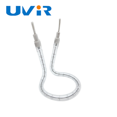 Good price Lampada di riscaldamento a infrarossi industriale a rivestimento trasparente con progetto a doppio tubo in linea