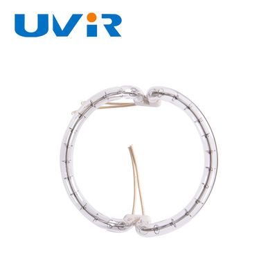 Tubo riscaldante a infrarossi al quarzo trasparente sagomato 3D da 150-6000W per riscaldamento industriale