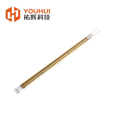 Prezzo buono Lampada a infrarossi al tungsteno a doppio tubo con rivestimento in oro 1000W 220V in linea