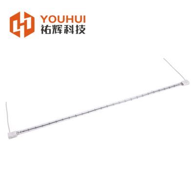 Prezzo buono Lampada infrarossi al quarzo a tubo singolo con filamento di tungsteno e vetro al quarzo per applicazioni industriali in linea