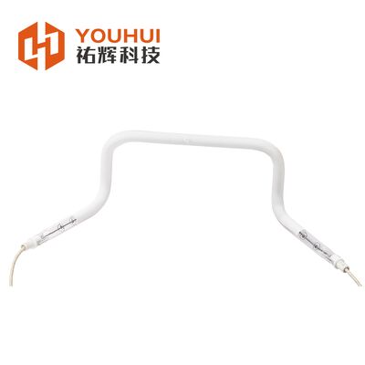 Customizable 3D Shape Single Tube White Reflector Infrared Heating Element Tube with 150-6000W Power