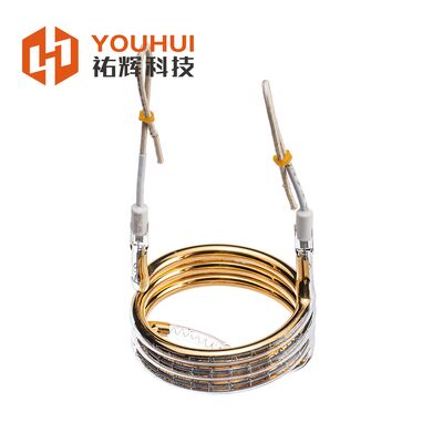 Gold Coated 3D Contoured Infrared Heater Tube with 5000-20000h Lifespan for Efficient Heating