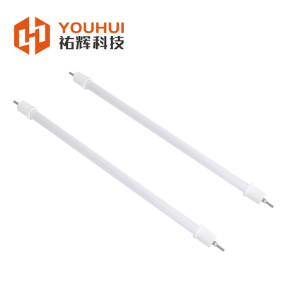Qualità Lampada a infrarossi a onde medie con rivestimento bianco a tubo singolo con tempo di reazione di 60-90 secondi Emettitore IR a onde medie Fabbrica