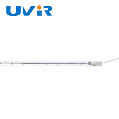 Lampada riscaldante a infrarossi in vetro al quarzo a onde corte con tubo alogeno per l'asciugatura della vernice