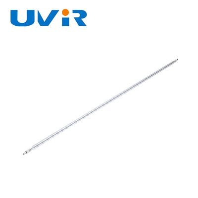 Lampada di infrarosso del tungsteno dell'alogeno di onda corta della metropolitana di vetro di quarzo di R7S 120V 1600W
