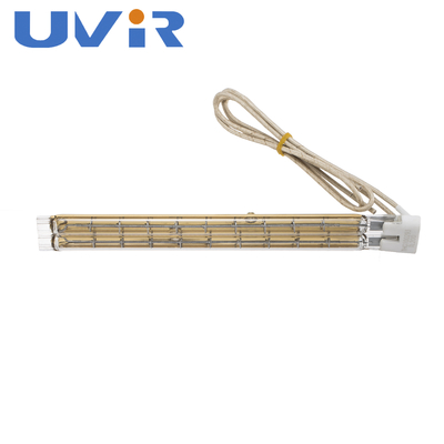 Radiatori infrarossi 115V 600W della metropolitana gemellata dorata delle onde corte per pittura