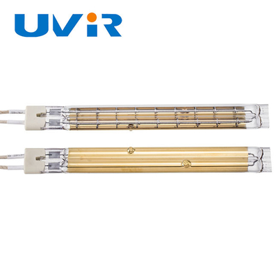 Tubo di riscaldamento infrarosso a onde corte in oro da 3500 W per apparecchiature a secco