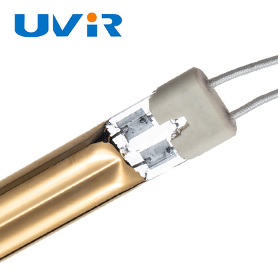 Good price Lampada di riscaldamento infrarossa della fibra dorata del carbonio 380V 4800W per essiccazione in linea