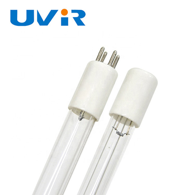 Lampadina germicida UV-C di T5 150mm 8W 4 PIN Double End Quartz Tube