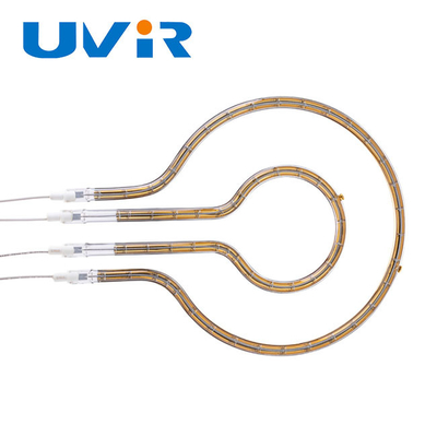 Prezzo buono Lampada a infrarossi ad anello al quarzo da 1950W 208V per riscaldamento industriale in linea