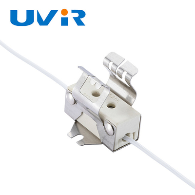 Good price Supporto di lampadina ceramico di calore della lampada di IR, clip del supporto della lampada di 10A 250V 5KV in linea