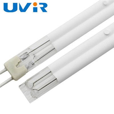 Prezzo buono Lampada infrarossi a doppio tubo in quarzo bianco 3000W 230V 500mm per riscaldamento in linea