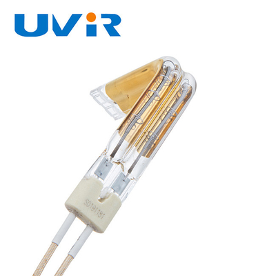 Good price Rivestimento in oro per l'elemento di riscaldamento a infrarossi tubo L tipo Quartzo vetro materiale in linea