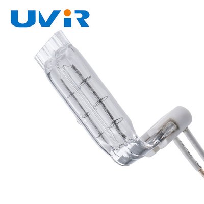 150-6000W Quartzo vetro 3D forma L tipo rivestimento bianco Lampada a infrarossi