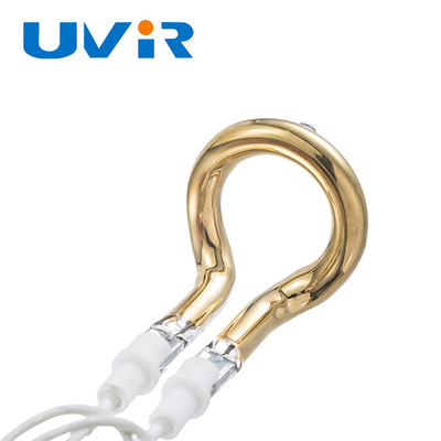 Good price il pipistrello di 650W 120V ha modellato il riflettore di Ring Infrared Lamps Vacuum Golden in linea