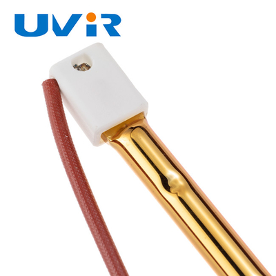 Lampada di riscaldamento infrarossa SK15 235V 1500W con il riflettore ceramico dell'oro bianco